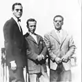 Mohamed Chebila, Djelloul Khatib y Mouloud Khatib (este último cayó en el campo del honor junto al coronel Amirouche en 1959), Túnez, 1957.