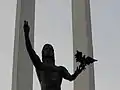 Monumento Cristo de La Paz manos