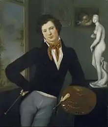 Moritz Daniel Oppenheim, Autorretrato, 1814-16.