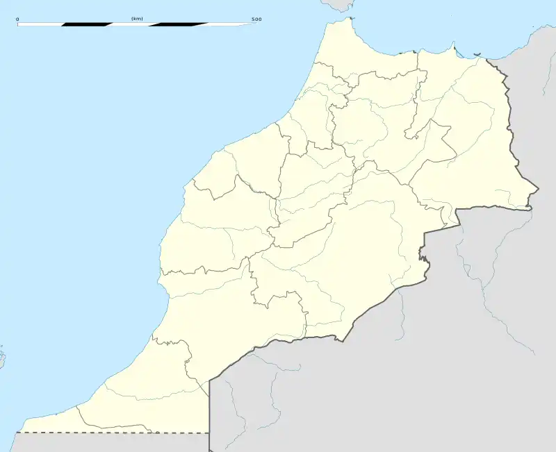 Casablanca ubicada en Marruecos