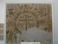 Mosaico de los cuatro evangelistas del vicus castrorum de Cartago (Museo Nacional de Cartago).