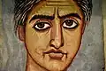 Uno de los retratos de El Fayum, siglo IV.