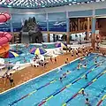 Piscinas en el parque acuático