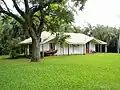 Vista de la casa