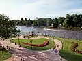 Vista del Río Luján desde el Museo de Arte de Tigre