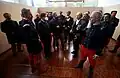 Recreación en cera de La respuesta.