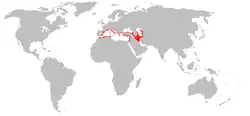 Distribución de M. capaccinii