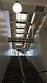 Triforio sobre la escalera