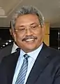 Gotabaya Rajapaksa,  Presidente de Sri Lanka.