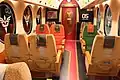 Fotografía del interior del tren, mayo 2014