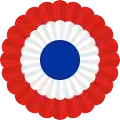 Escarapela del Paraguay.