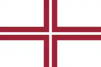 Bandera naval de Letonia