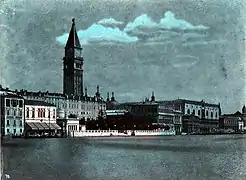 Imagen nocturna, por Carlo Naya (1816-1882).