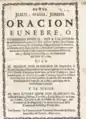 Exequias de Carlos II celebradas en la catedral de Calahorra en 1701
