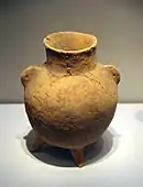 Jarra de cerámica neolítica, Cultura Peiligang, Xinzheng, Henan
