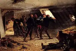Episodio de la guerra franco-prusiana (1875).
