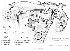 Recinto Hopewell.Movimientos de tierras de Newark en Ohio, Estados Unidos.