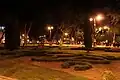 Vista nocturna de Baku Boulevard