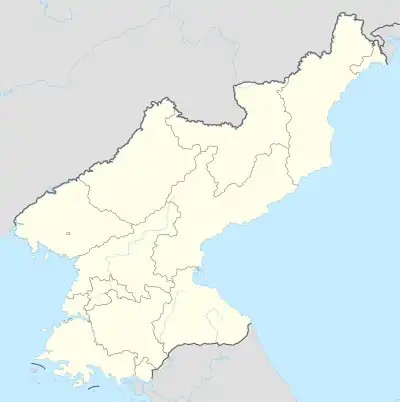 Sariwon ubicada en Corea del Norte