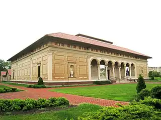 The Allen Memorial Art Museum en el Oberlin College, 1917.