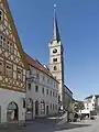 Ochsenfurt, la iglesia catolica: Pfarrkirche Sankt Andreas