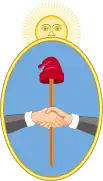 Viejo escudo de armas de la Provincia de La Rioja (Argentina)