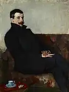 Retrato del pintor Paul Nauen (1893) (Museo Nacional de Cracovia)