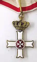 Comandante «pro Merito Melitensi» condecoración al cuello
