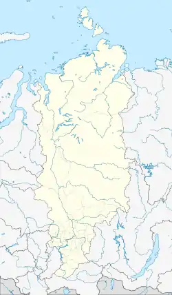 Norilsk ubicada en Krai de Krasnoyarsk