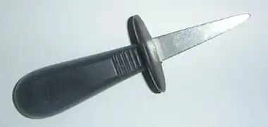 Cuchillo especial para abrir ostras.