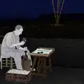 Trabajo con pólvora para pirotecnia