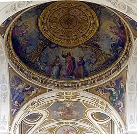 Cúpula central del transepto.