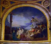 La Virgen confortando a los afligidos (derecha)