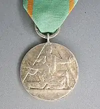 La Medalla por Sacrificio y Coraje -una condecoración civil polaca (1960)