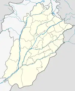 Lahore ubicada en Punyab (Pakistán)