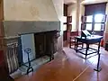 Una de las habitaciones de Carlos V en Yuste.
