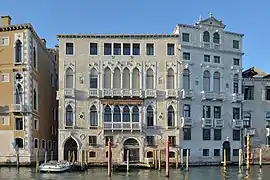 Ca' Barbaro en el Gran Canal.