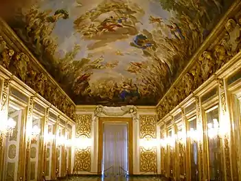 La  Galería Luca Giordano  en el Palacio Medici Riccardi de Florencia