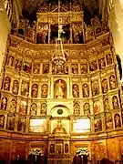 Retablo mayor de la catedral de Palencia.