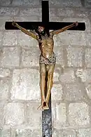 Crucificado tardogótico de Alejo de Vahía (s. XV)