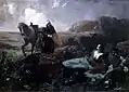 Muerte de Pappenheim luego de la batalla de Lützen.