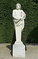 El dios Júpiter en los jardines de Versalles