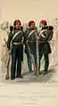 Infantería otomana 1854.