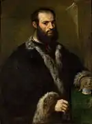 Retrato de Alvise Contarini - Óleo sobre lienzo, 94 x 70 cm, Museo de Arte de São Paulo (São Paulo).