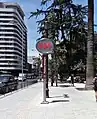Señalética de la estación.