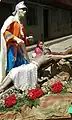 Paso de Jesús clavado en la Cruz