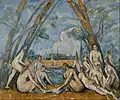 Bañistas de Paul Cézanne, 1906.