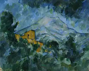 Montaña Sainte-Victoire y Château Noir, 1904–06, Museo de Arte Bridgestone, Tokio