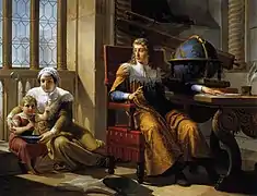 El descubrimiento de la refracción de la luz por Newton (1827), de Pelagio Palagi, Galleria d'Arte Moderna, Brescia
