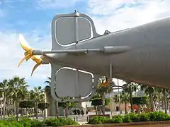Sistema de doble timón compensado del submarino Peral.